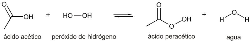 fórmula ácido peracético